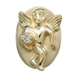 A2021 14K DIAMONDS ANGEL SLIDE 